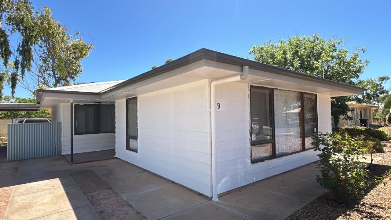 Fresh white weatherboard exterior