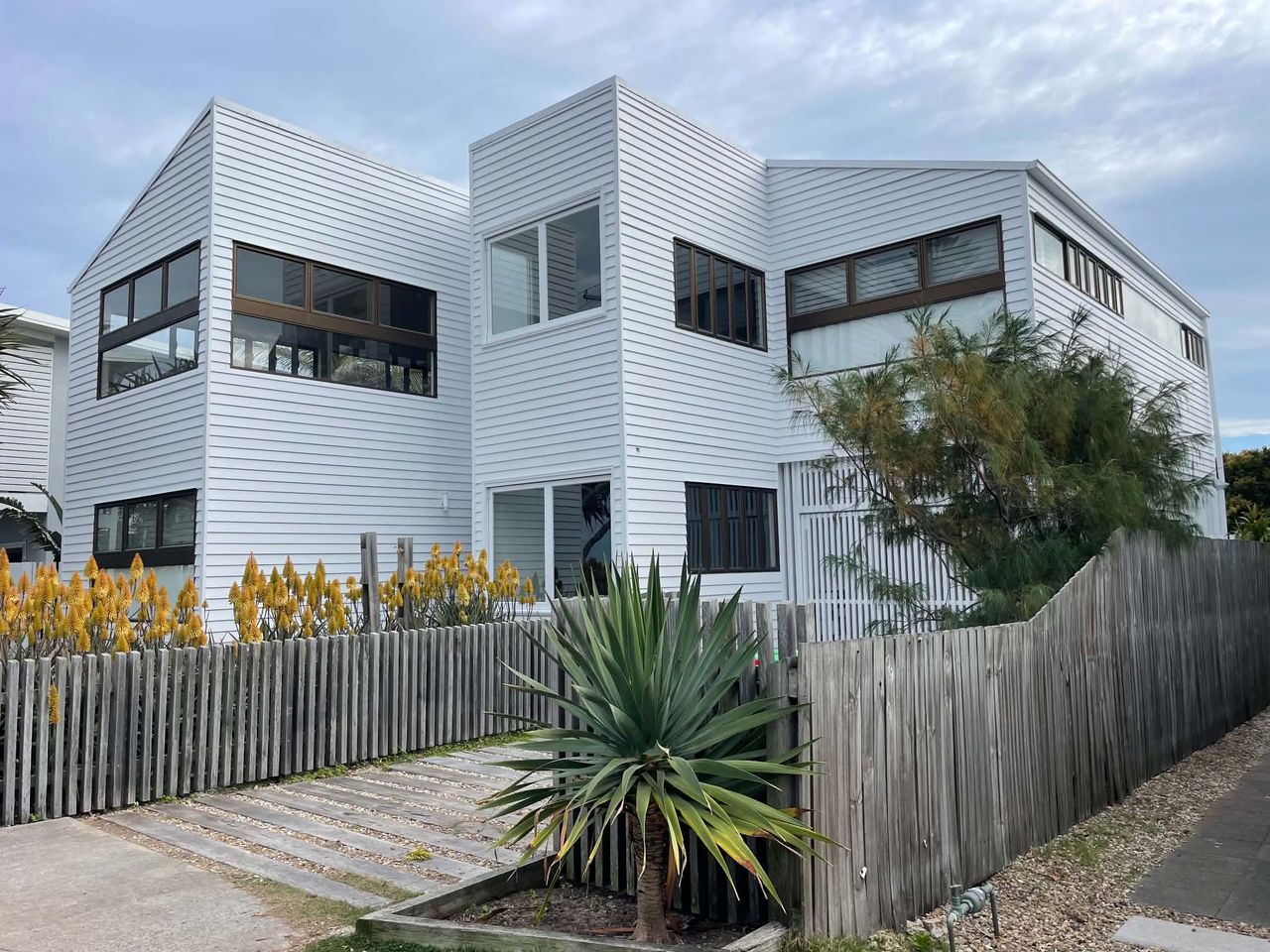 Modern home exterior repaint